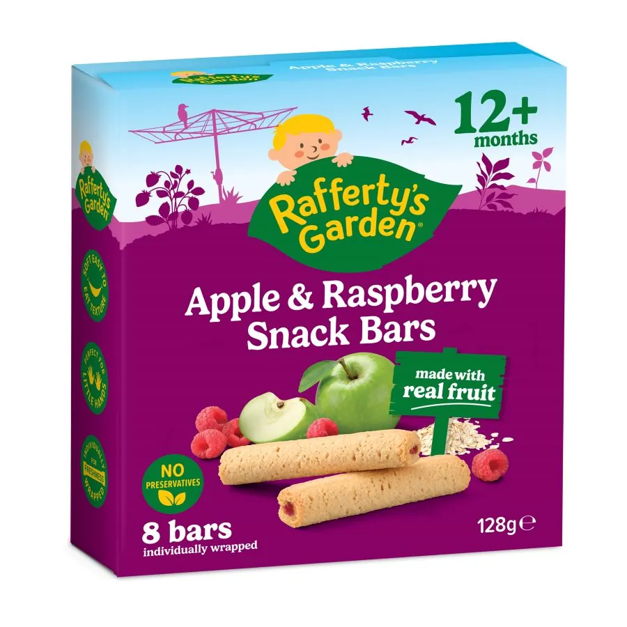 Apple & Raspberry Snack Bars