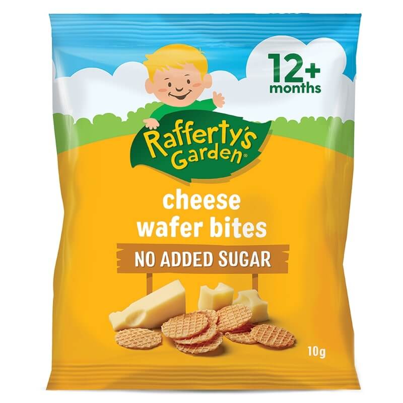 Cheese Wafer Bites OvenBaked Baby Finger Food Rafferty's Garden
