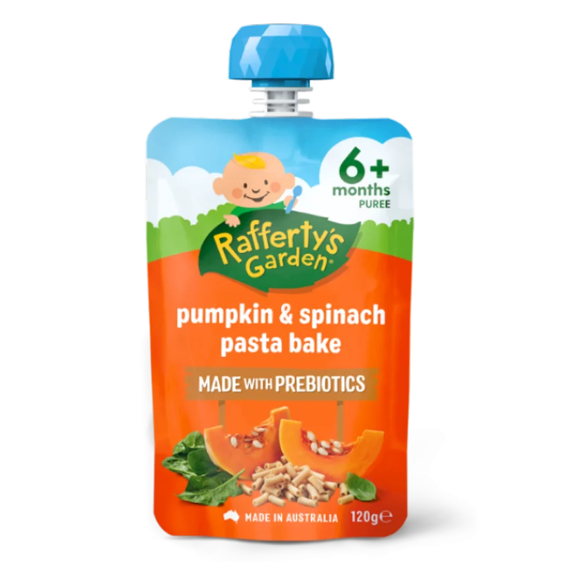 Pumpkin & Spinach Pasta Bake