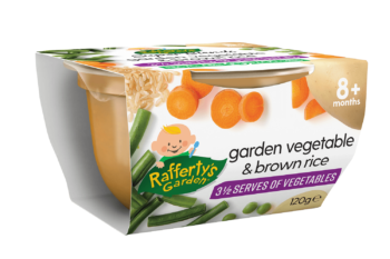 Garden Vegetable and Brown Rice Baby Food Bowl