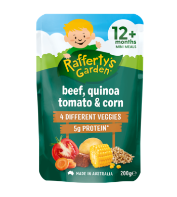 Beef Quinoa Tomato & Corn Food Pouch