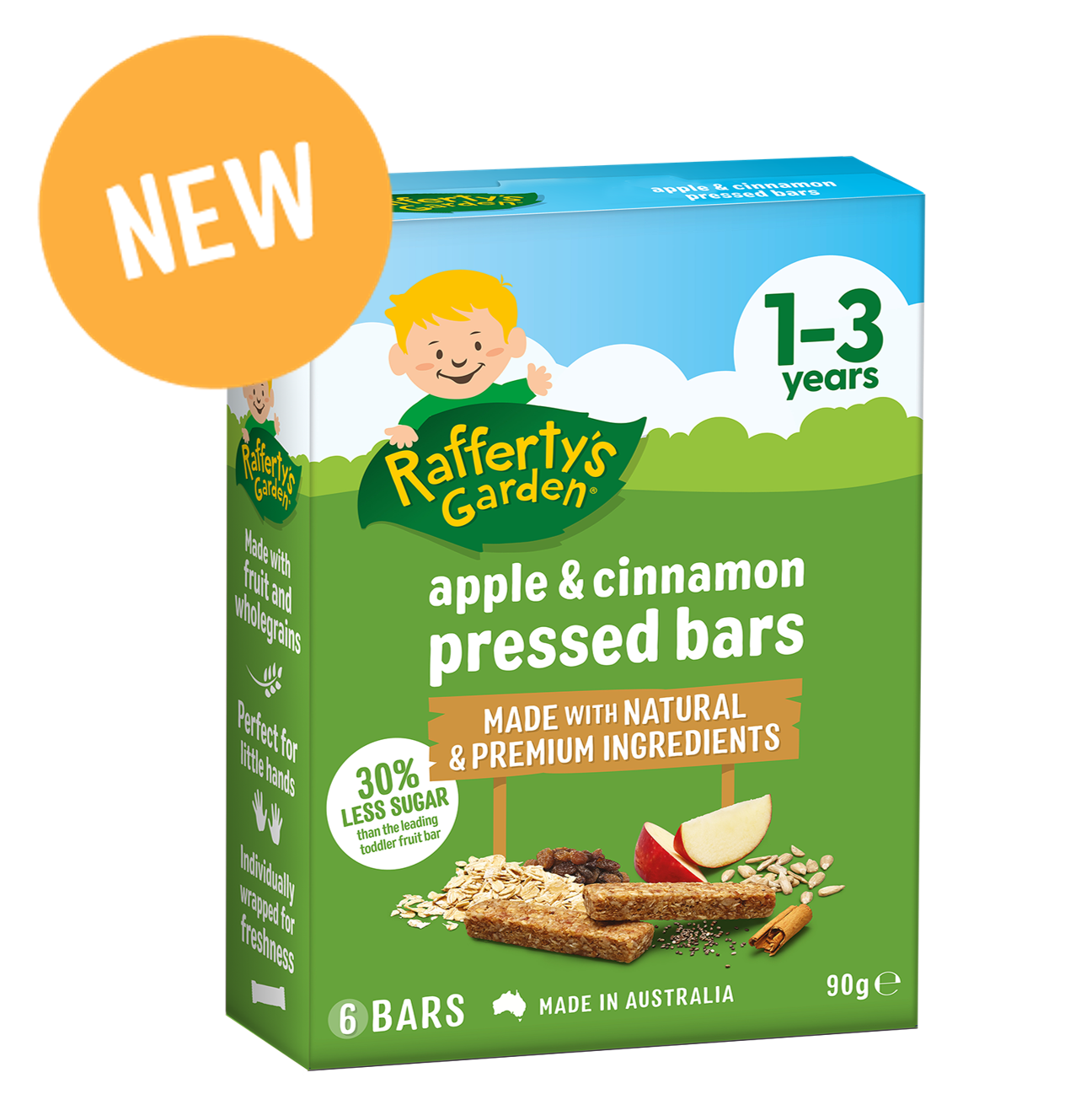 Apple & Cinnamon pressed snack bar