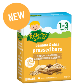 banana & Chia pressed snack bar