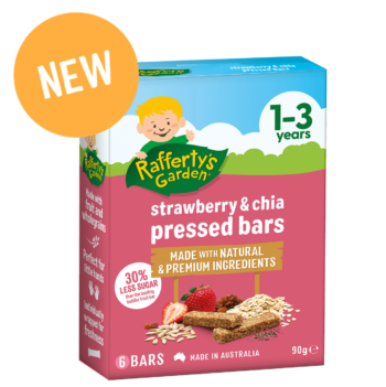 strawberry & Chia pressed snack bar