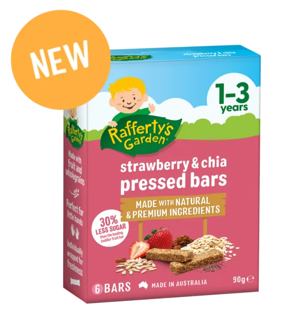 strawberry & Chia pressed snack bar