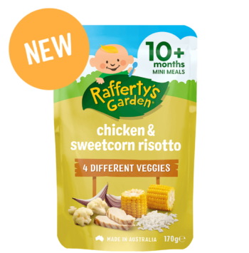 Chicken & Sweetcorn Risotto Mini Meal Pouch for 10 month olds