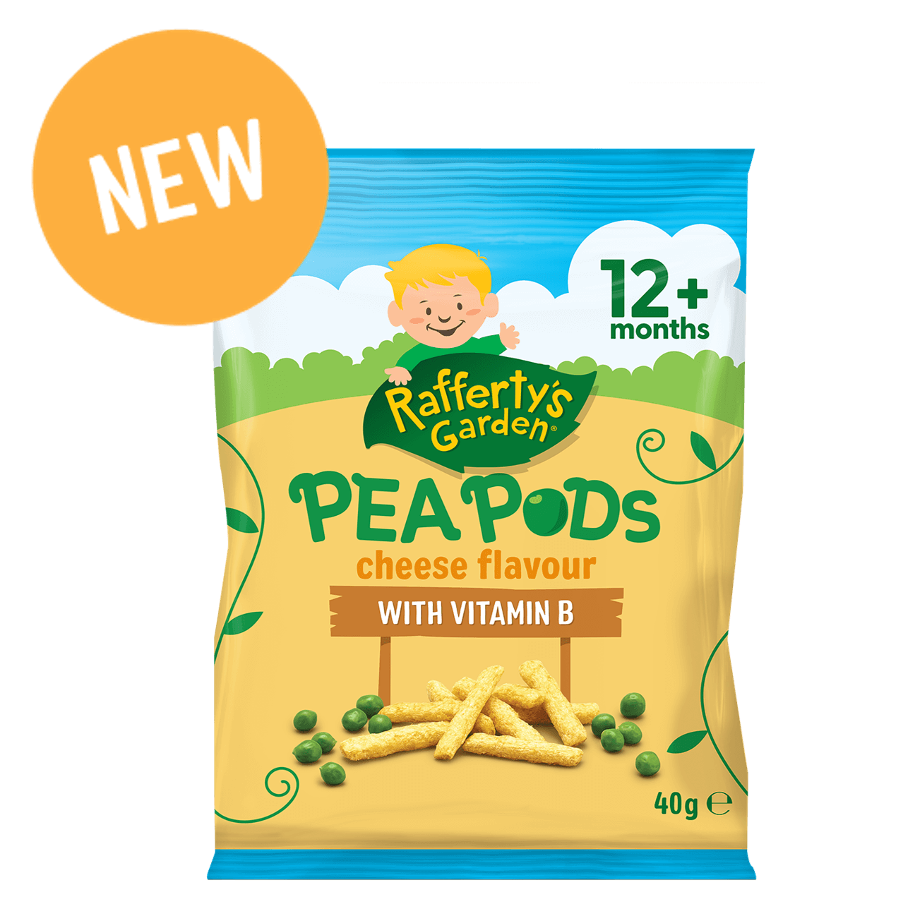 Cheese Flavoured Pea Pod Snack Toddlers Rafferty s Garden