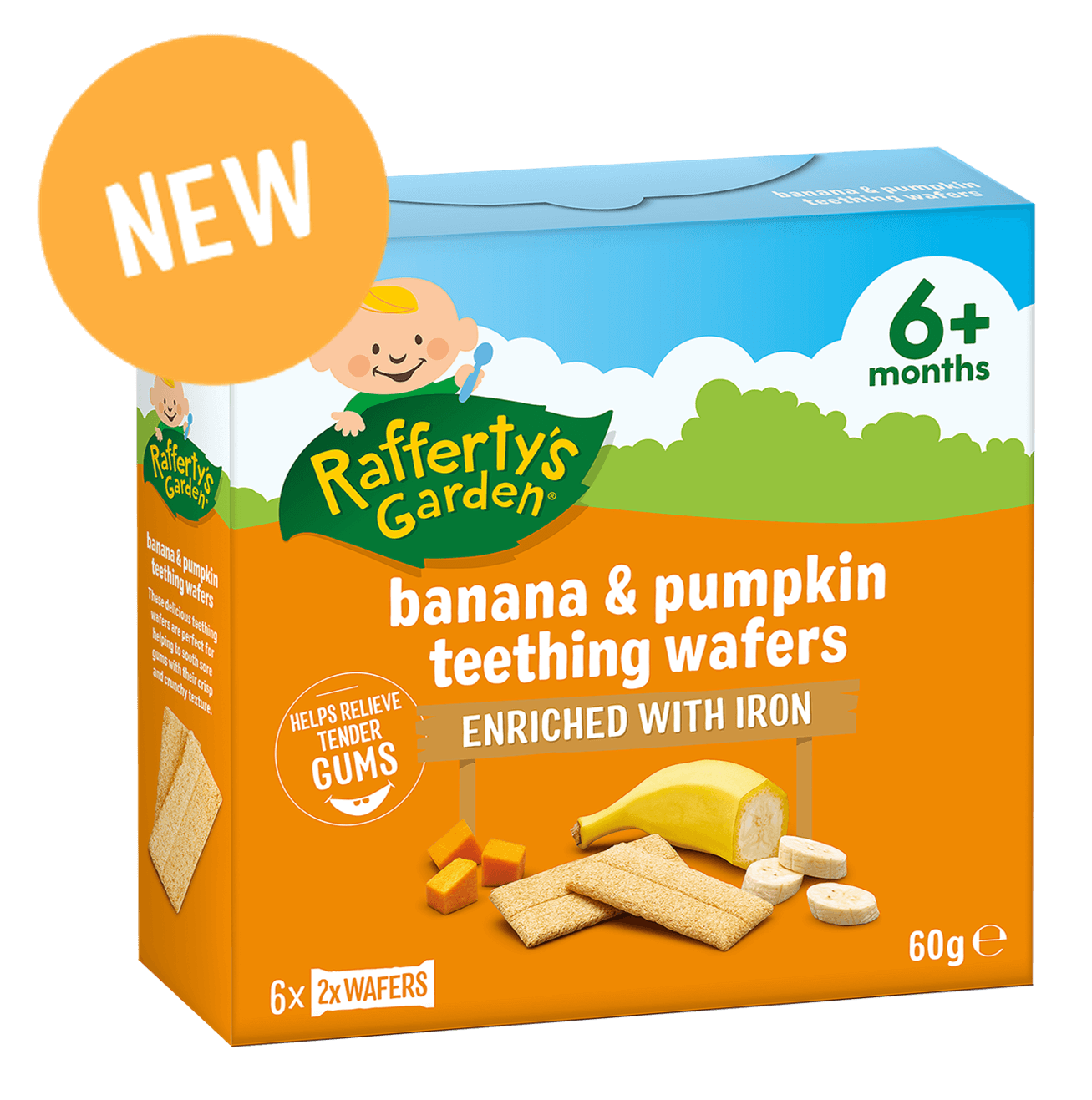 Banana & Pumpkin Teething Wafers