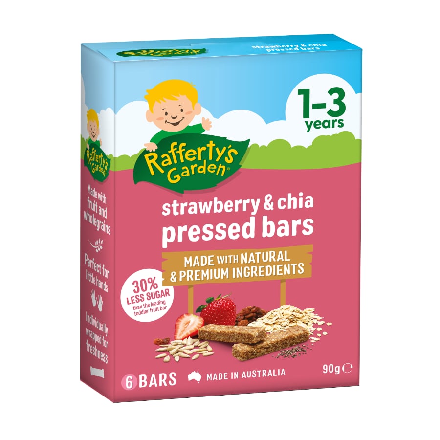 Strawberry & Chia Pressed Snack Bar