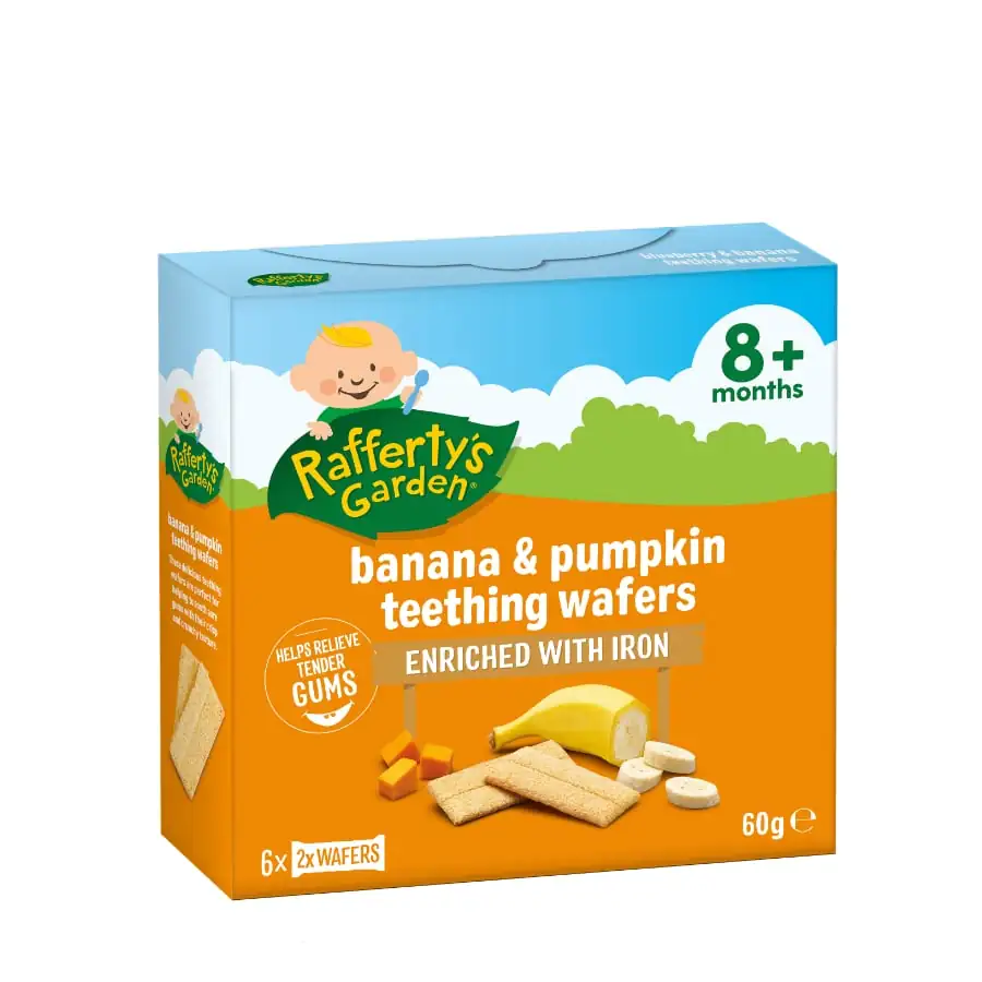 Banana & Pumpkin Teething Wafers