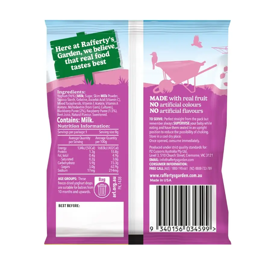 Blueberry Mini Yoghurt Drops