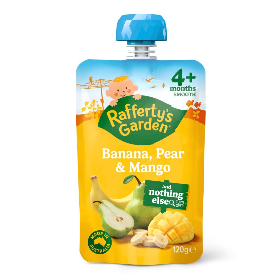 Banana, Pear & Mango