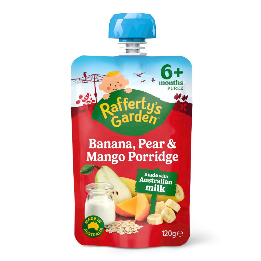 Banana, Pear & Mango Porridge