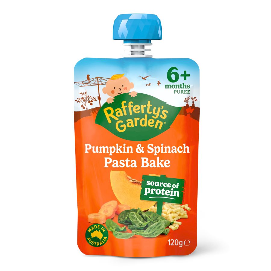 Pumpkin & Spinach Pasta Bake