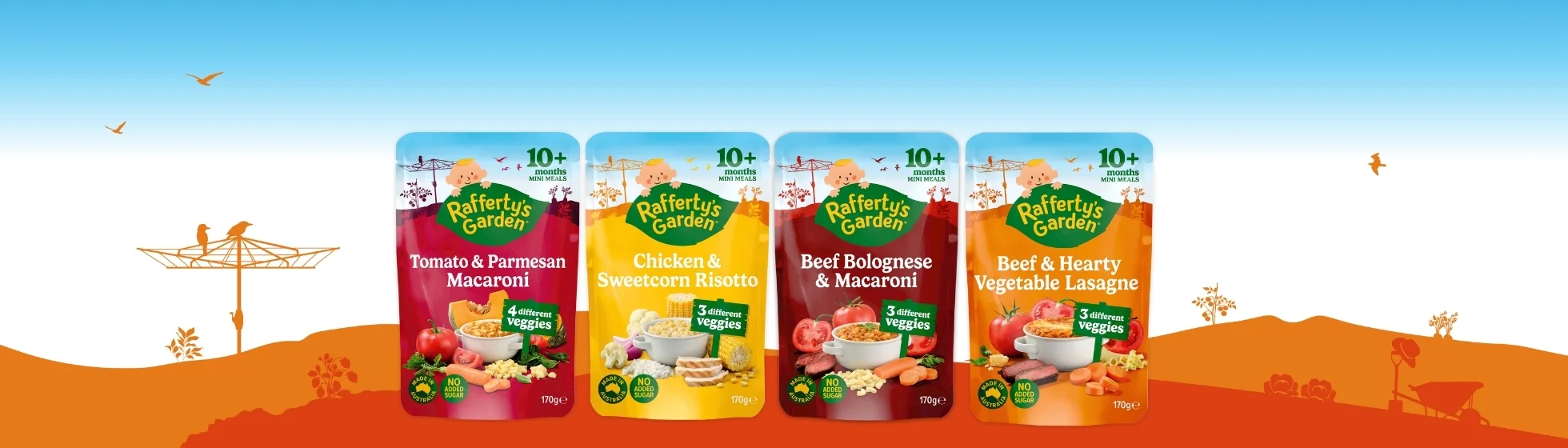 Rafferty's Garden Made with Wholegrain Pouches