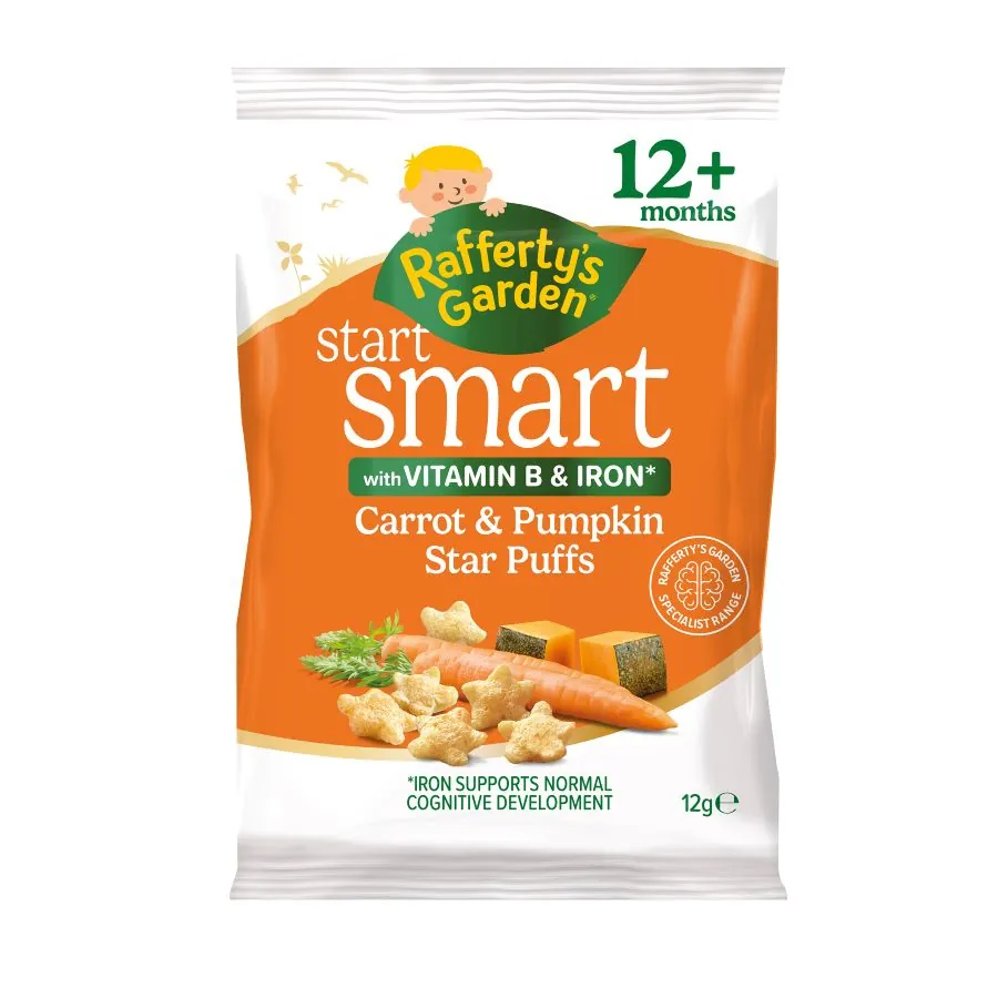Smart Start Carrot & Pumpkin Star Puffs