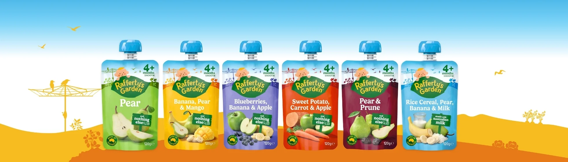 Rafferty's Garden Made with Wholegrain Pouches