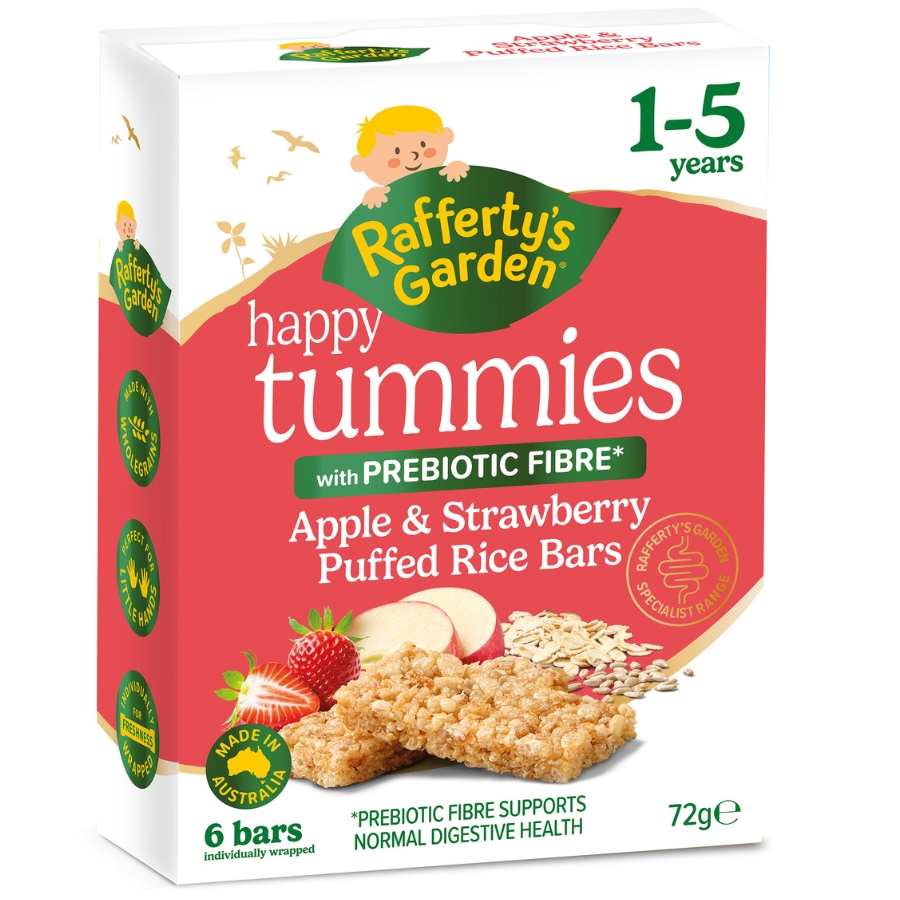 Happy Tummies Apple & Strawberry Puffed Rice Bars