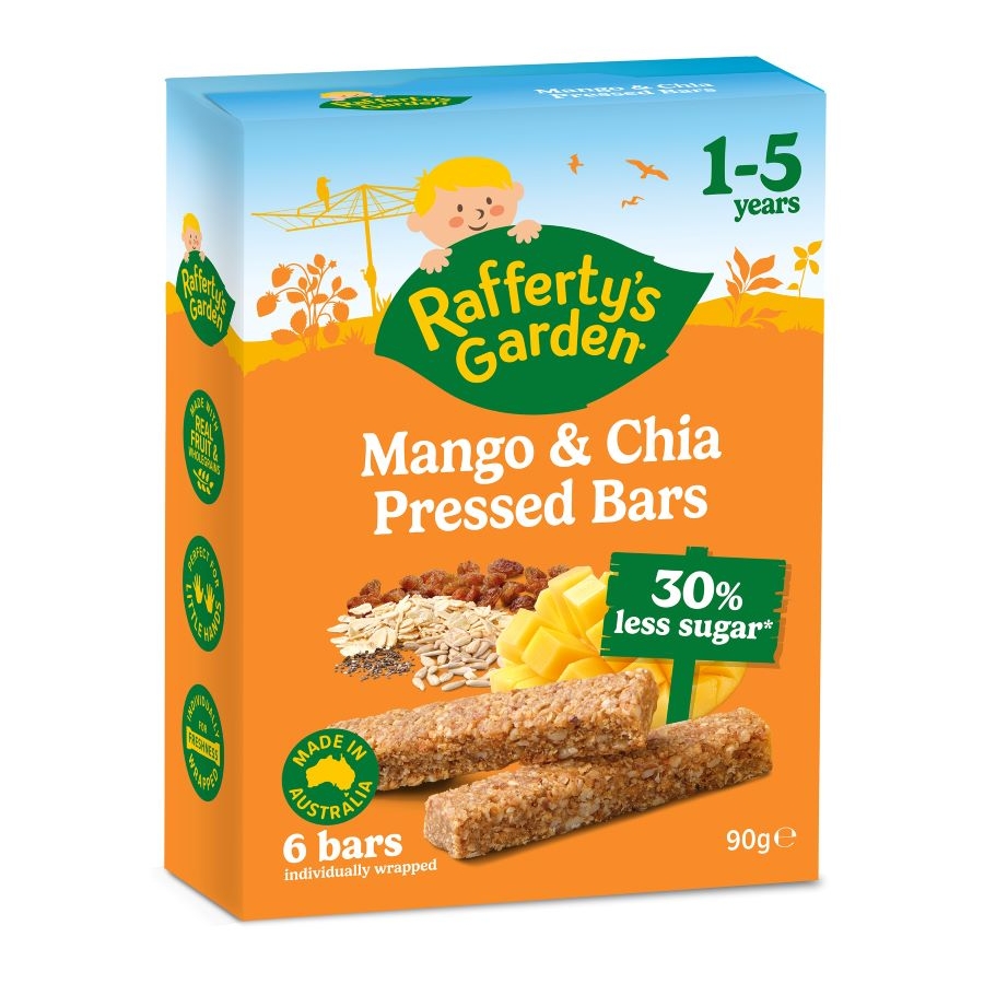 Mango & Chia Pressed Bars