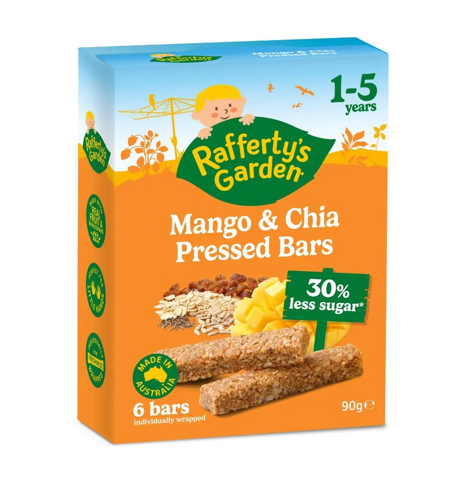 Mango & Chia Pressed Bars