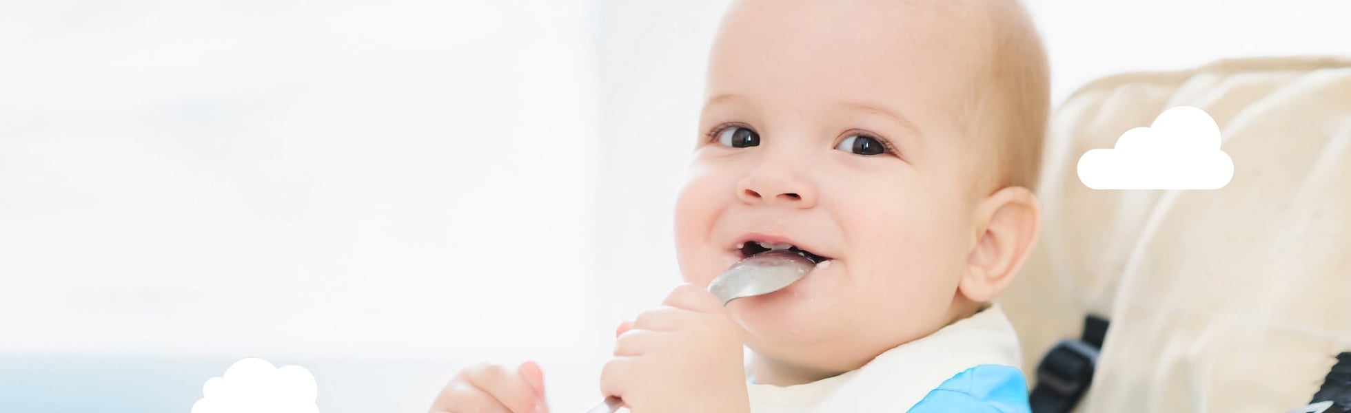 baby-porridge-desktop Baby with spoon in it's mouth