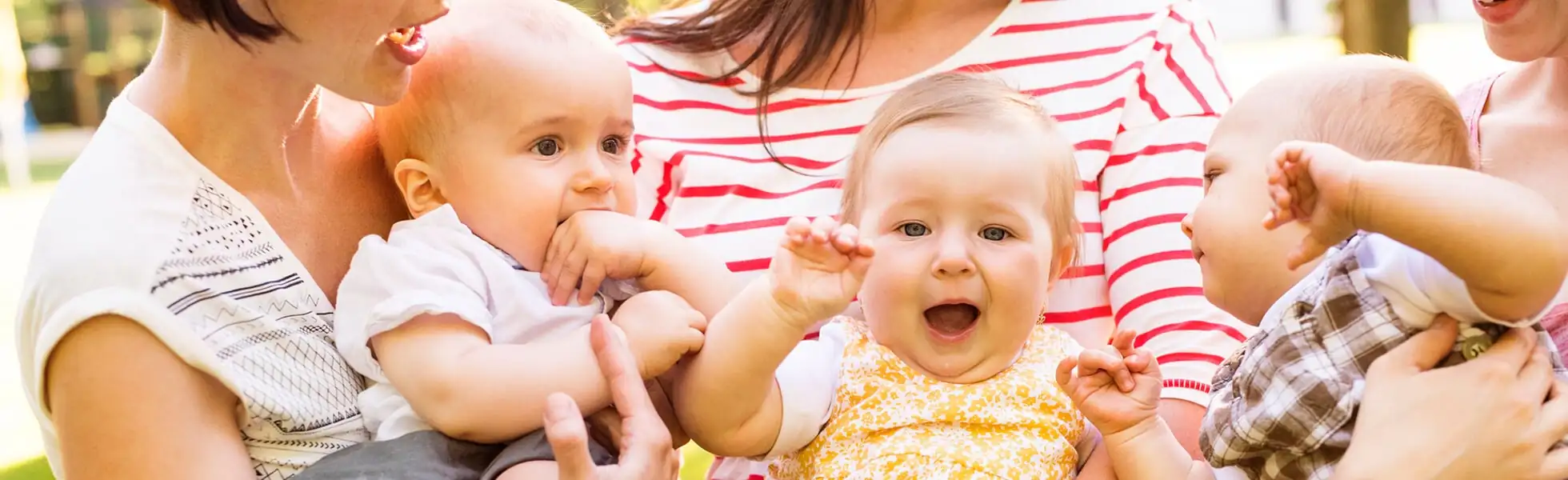 Babies and mother