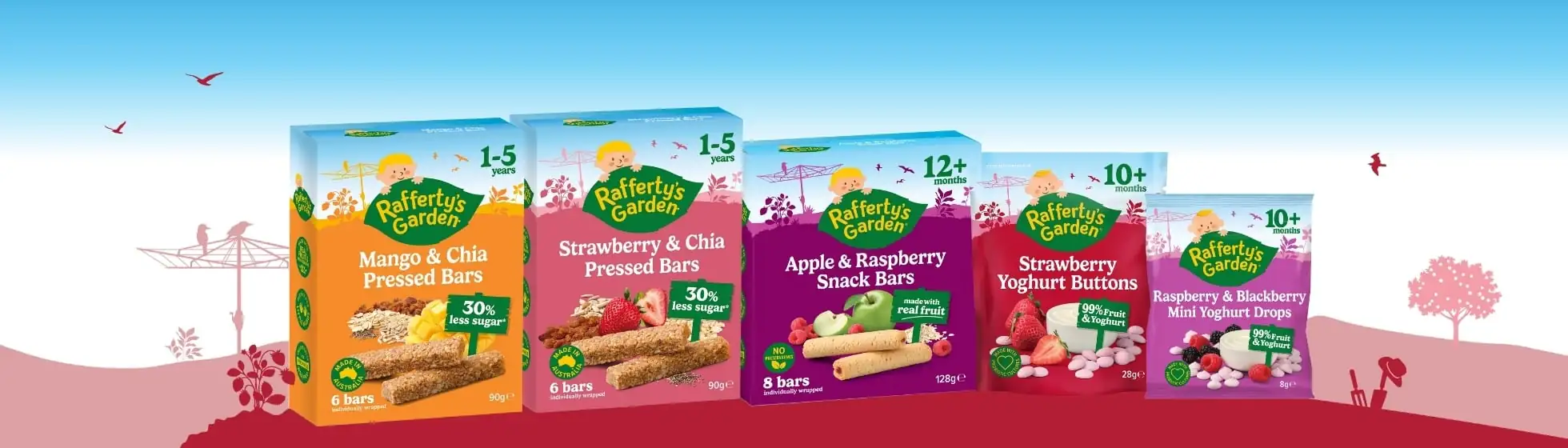 Rafferty's Garden Made with Wholegrain Pouches