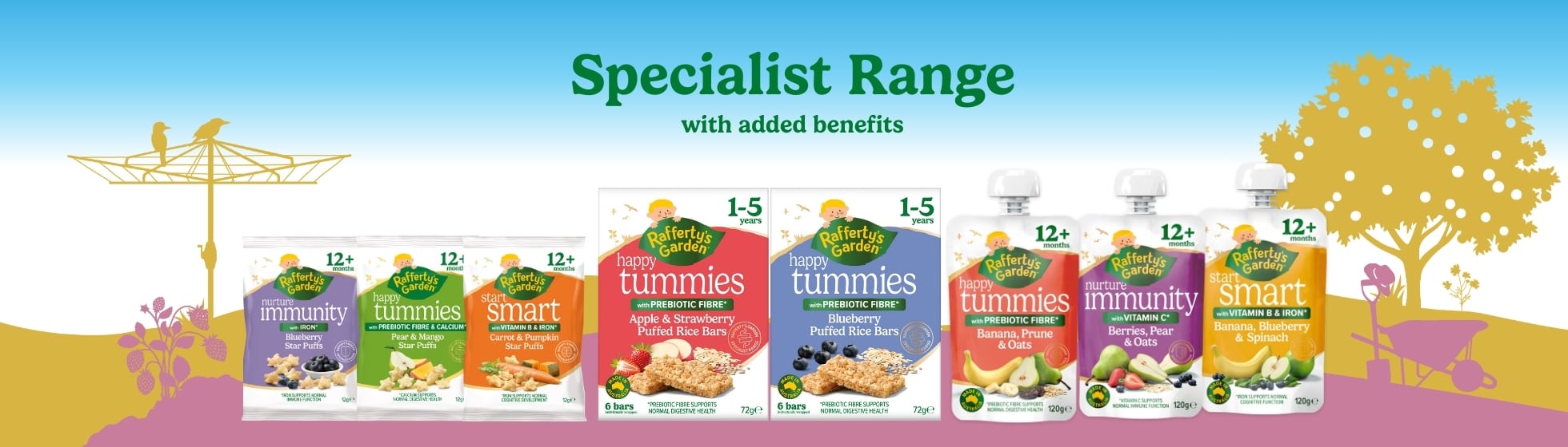 Rafferty's Garden Made with Wholegrain Pouches