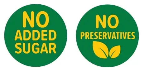 No Added Sugar No Preservatives